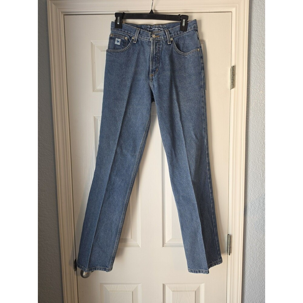 Vintage Rockies Womens Slim 7R Medium Wash Cowgirl Western Rodeo 31 in length